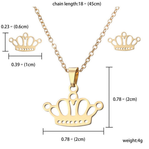 Princess Crown Jewelry Set