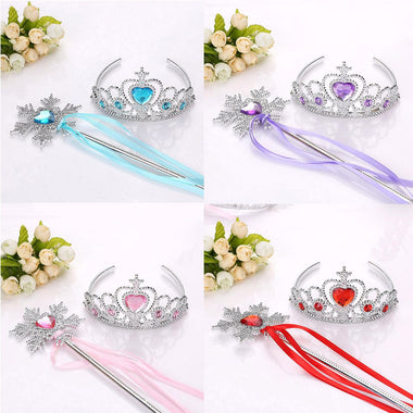 Fairy Rhinestone Crown & Wand