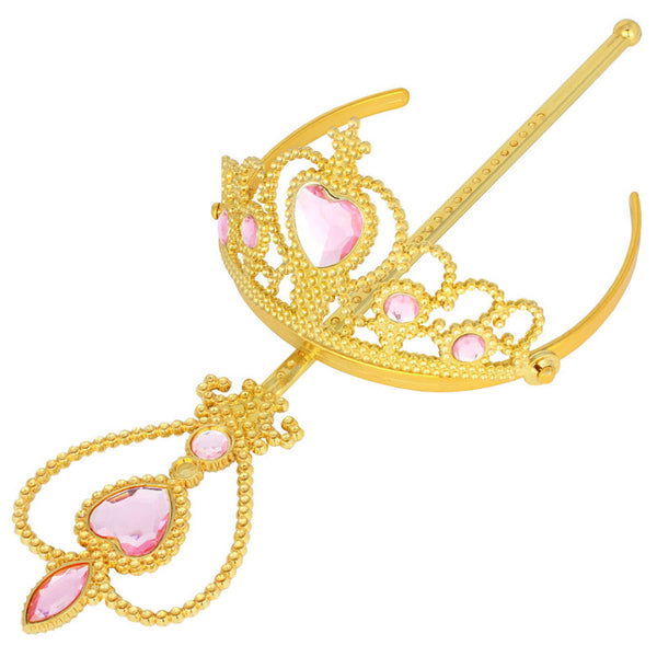 Fashion Gold Princess Crown & Wand