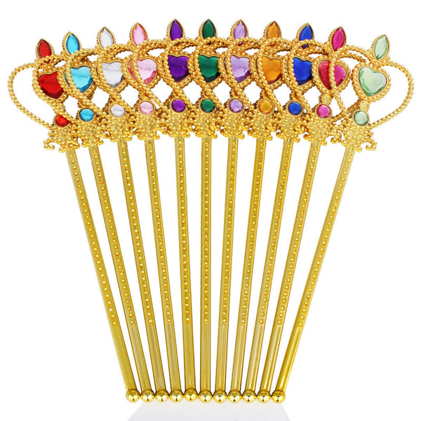 Fashion Gold Princess Crown & Wand