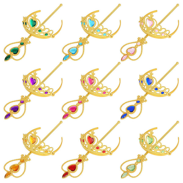 Fashion Gold Princess Crown & Wand