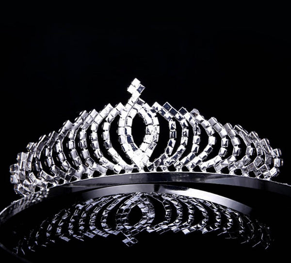 Glitter Rhinestone Princess Crown