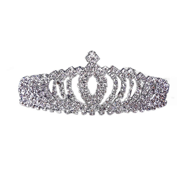 Glitter Rhinestone Princess Crown