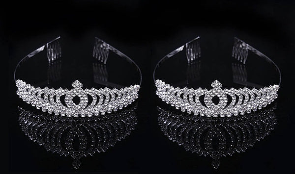 Glitter Rhinestone Princess Crown
