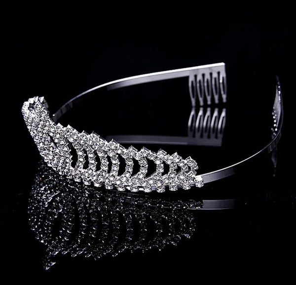 Glitter Rhinestone Princess Crown
