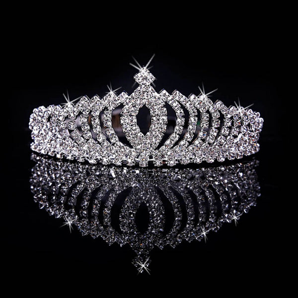 Glitter Rhinestone Princess Crown