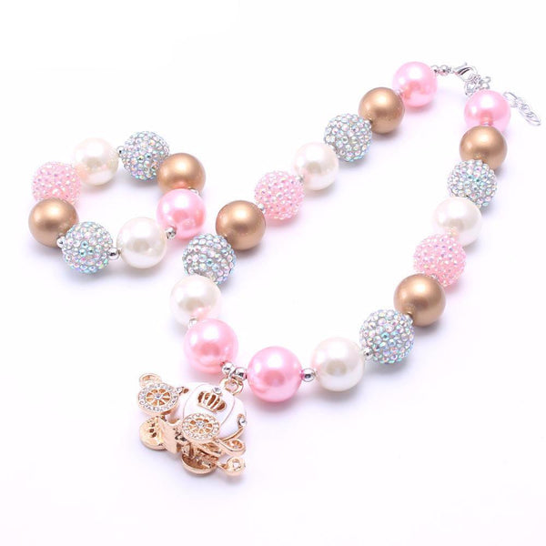 Pumpkin Carriage Jewelry Set