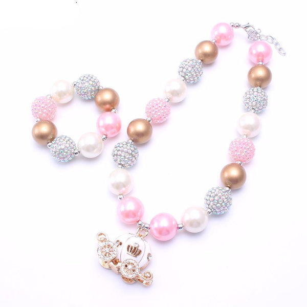 Pumpkin Carriage Jewelry Set