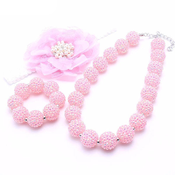 Pink Princess Jewelry Set