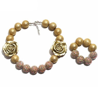 Stylish Flower Chunky Set