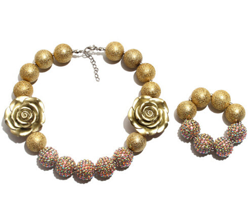 Stylish Flower Chunky Set
