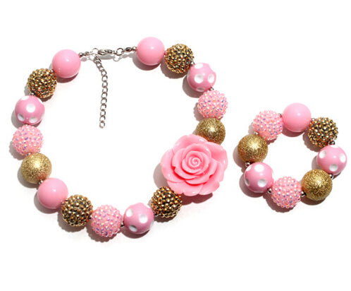 Stylish Flower Chunky Set