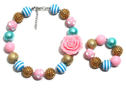 Stylish Flower Chunky Set