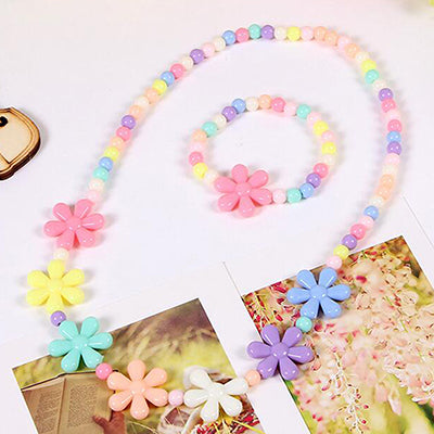 Candy Color Beads Jewelry Set