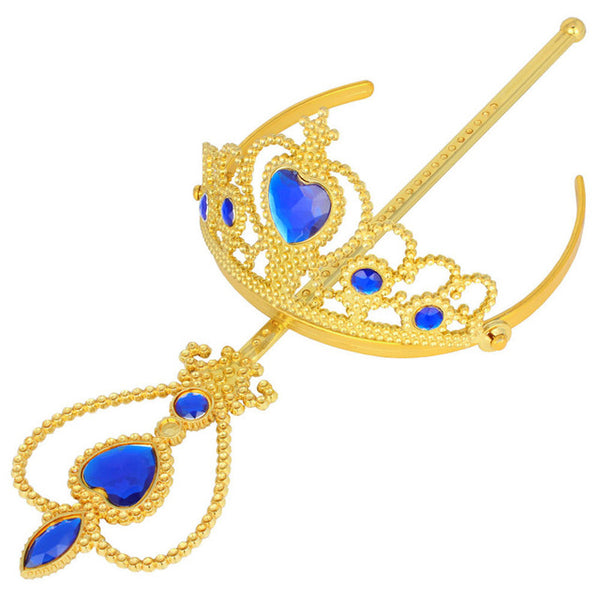 Fashion Gold Princess Crown & Wand