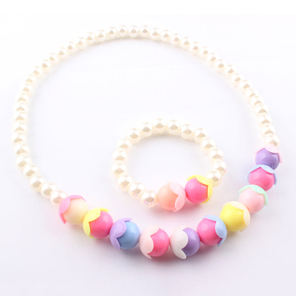 Candy Color Beads Jewelry Set