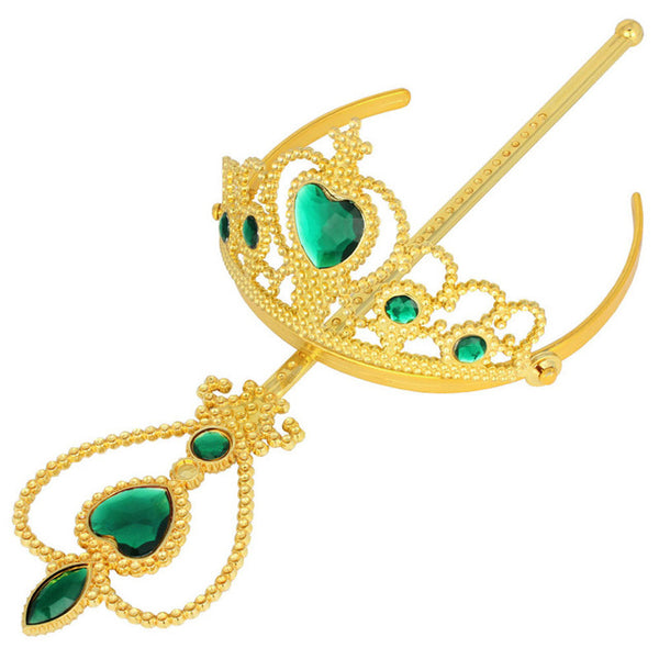 Fashion Gold Princess Crown & Wand