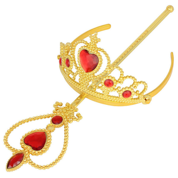 Fashion Gold Princess Crown & Wand